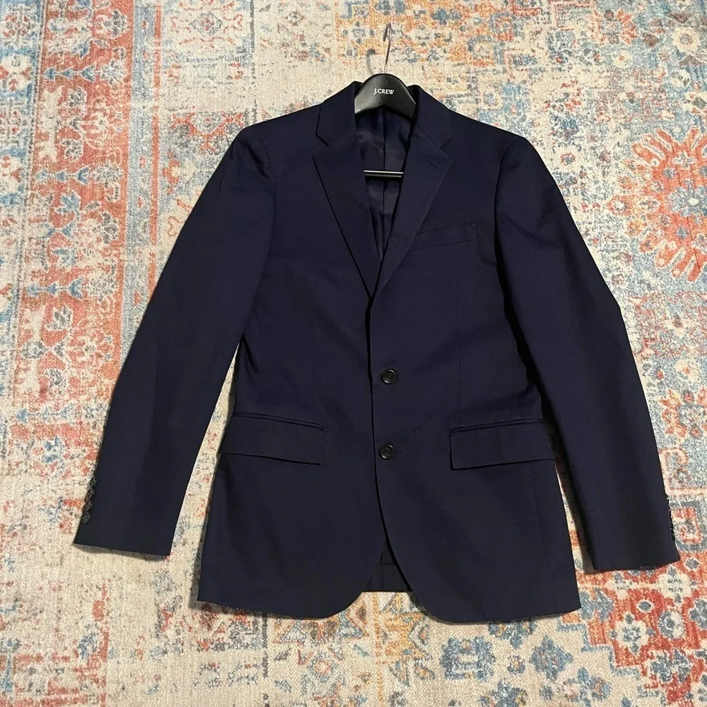 J. Crew navy Ludlow slim blazer suit jacket